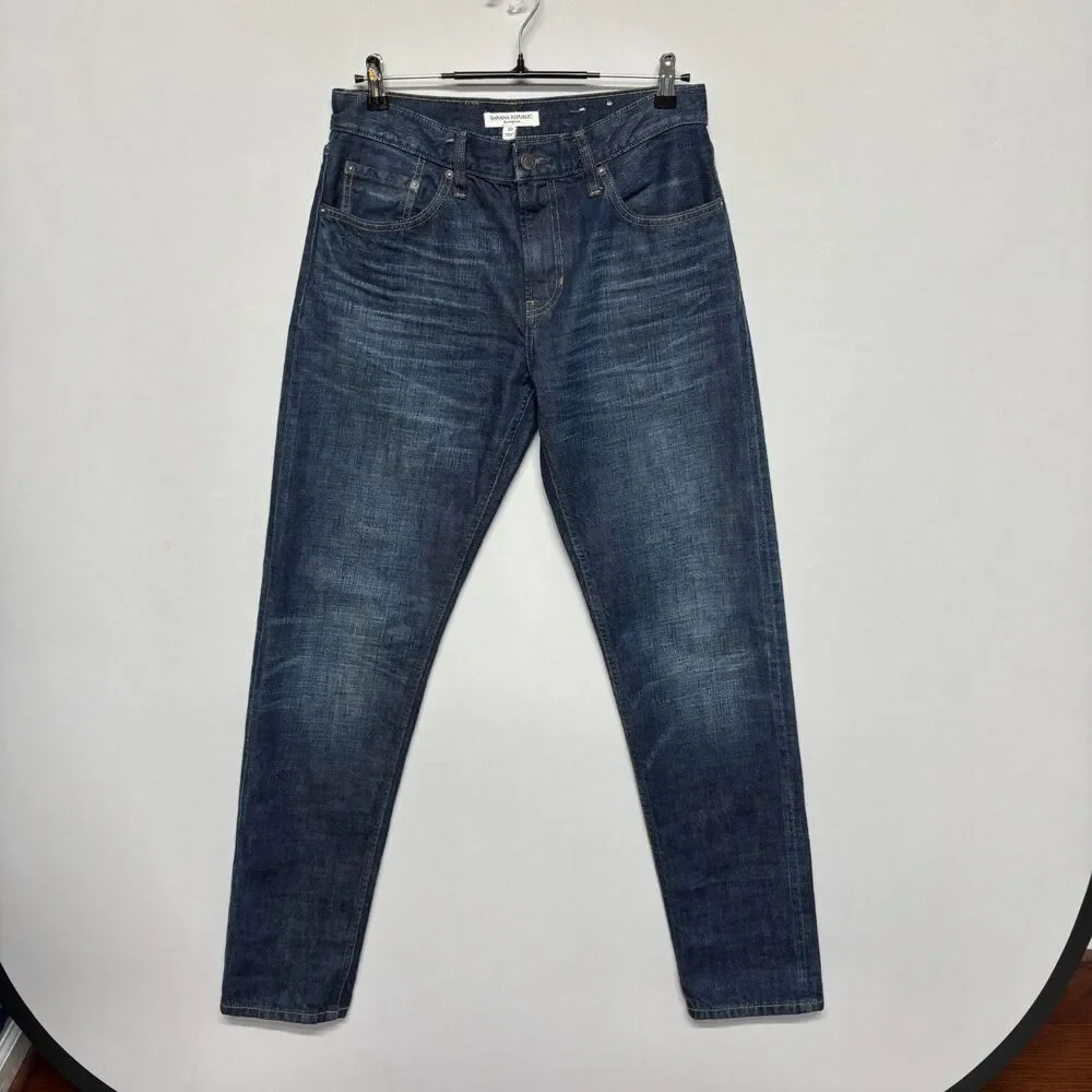 Banana Republic Men Selvedge Slim Fit Jeans Size 30 Denim FA25 C128 -19